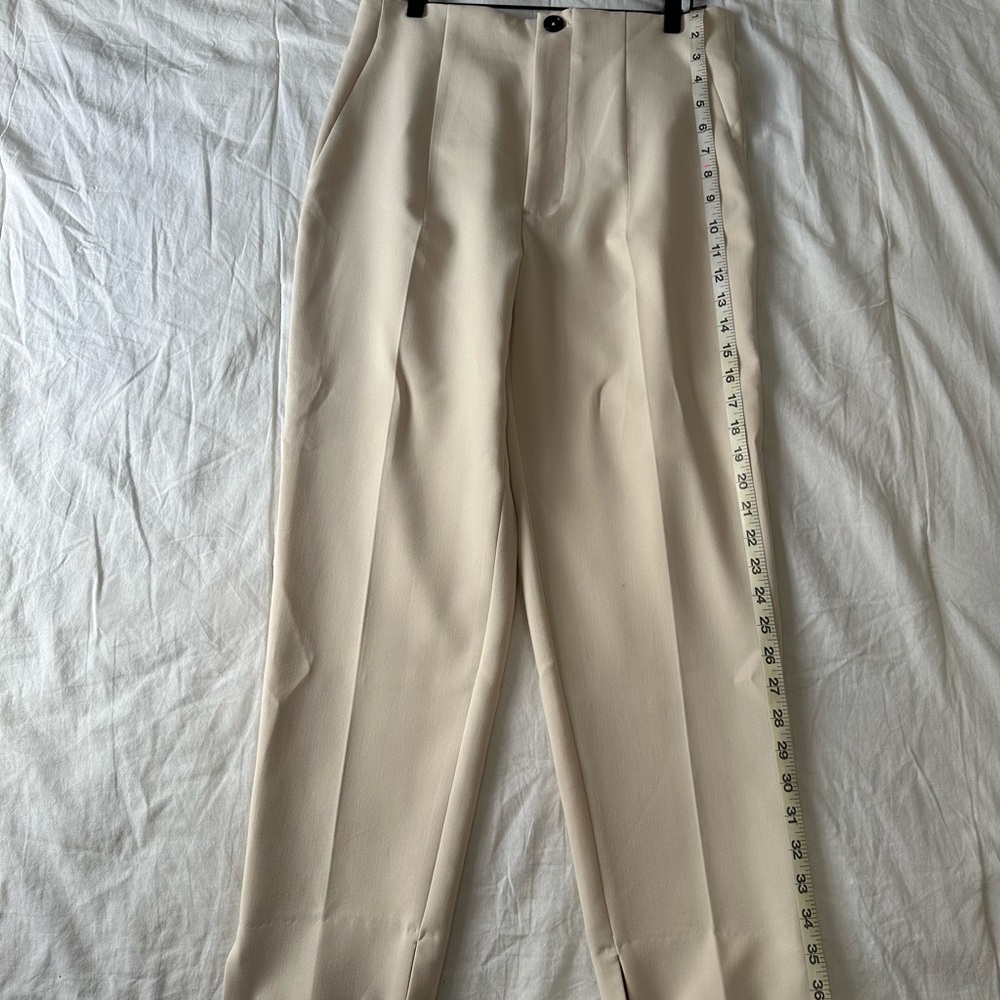 Zara Beige Dress Pants - Picture 4 of 11